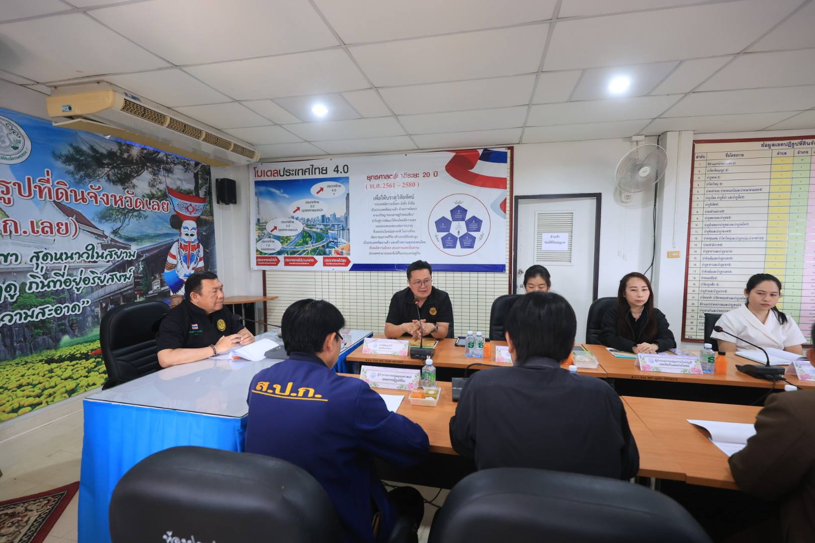 title - เลขาธิการ ส.ป.ก. ตรวจราชการและมอบนโยบายการปฏิบัติงานแก่ ส.ป.ก. เลย